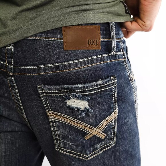 BKE Jake Boot Stretch Jean: 33x32 - Picture 9 of 11